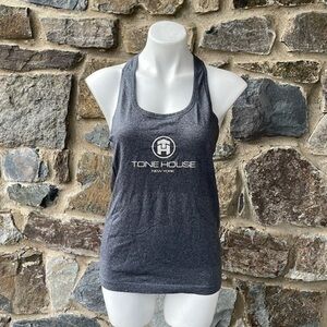 Lululemon Athletica Swiftly Tech Racerback Tank in Heathered Black/Gray Size 10